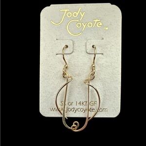 Jody Coyote 14KTGF earrings